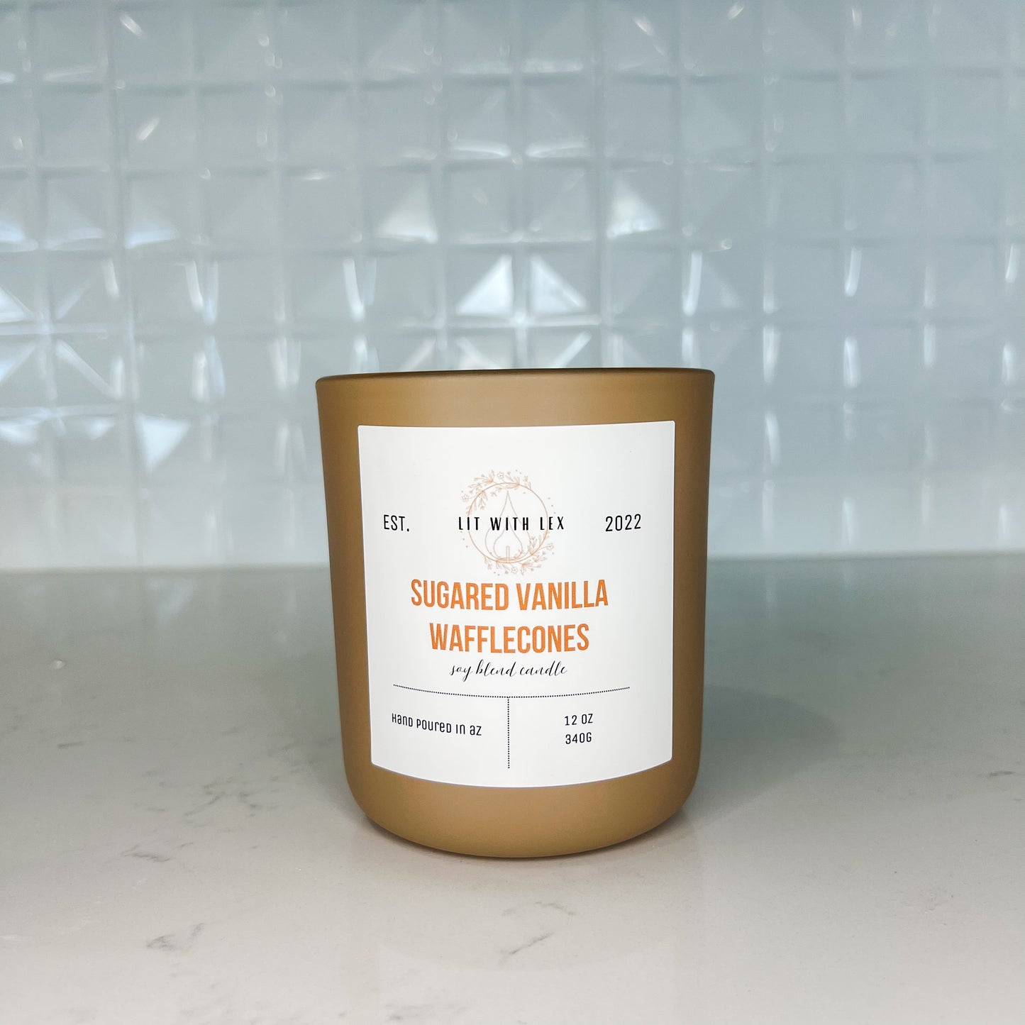 Sugared Vanilla Wafflecones