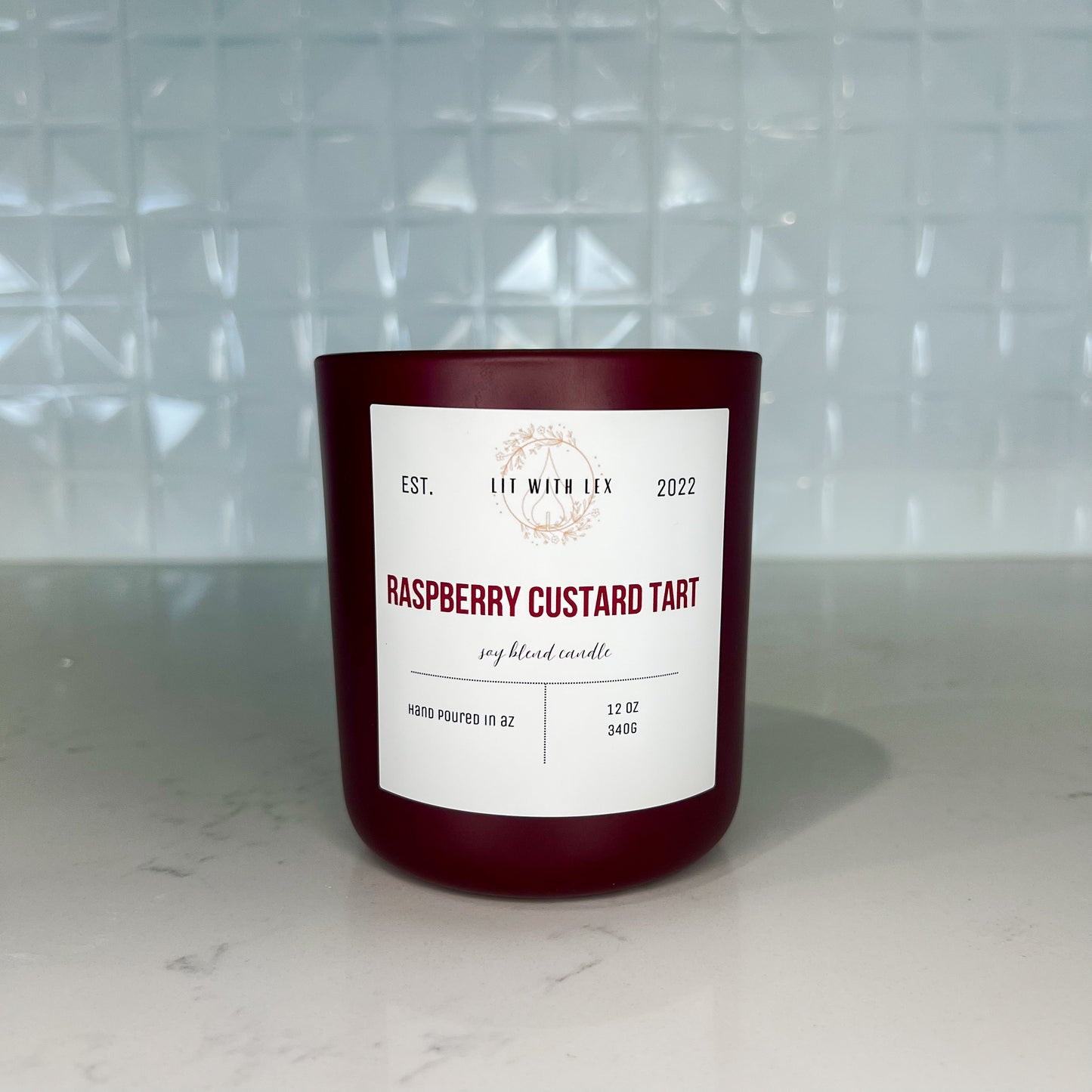 Raspberry Custard Tart